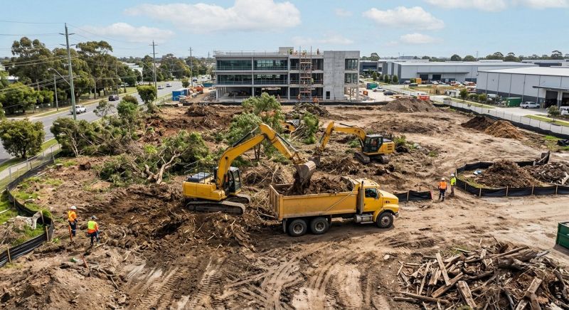 Commercial Site Clearing in Cumming, GA