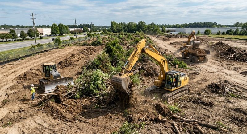 Commercial Site Clearing in Cumming, GA