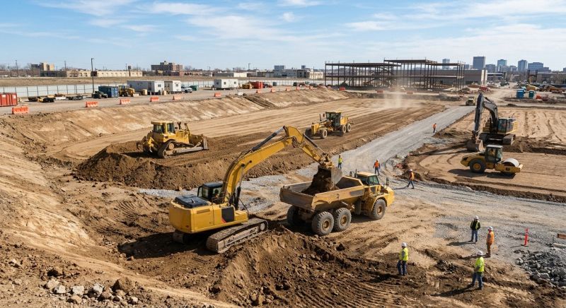 Parking Lot Site Preparation in Marietta, GA