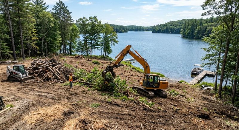 Pool Land Clearing in Gwinnett County, GA